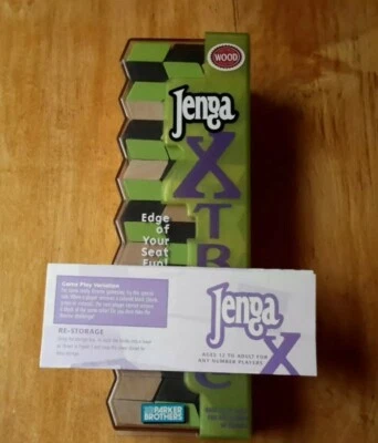 Jenga Xtreme Wood Stacking Game Extreme Hasbro Parker Brothers 2003 - Image 1 of 4