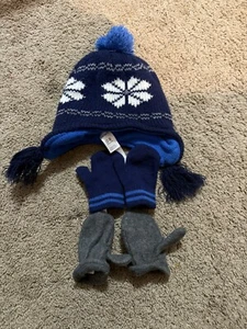 Carter’s Baby Junge Kleinkind Mütze und zwei Paar Fäustlinge - Bild 1 von 3