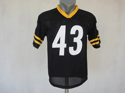 Camiseta de fútbol americano Pittsburgh Steelers #43 Polamalu negra talla XL NFL Foto 1 de 4