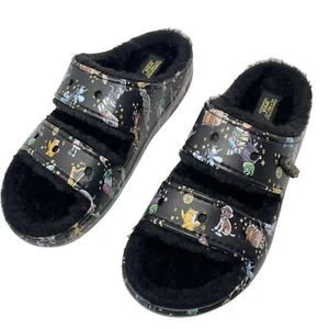 Crocs Harry Potter Vera Bradley Sandals Slides Fur Lined Mens Size 10 Womens 12 - Picture 1 of 9
