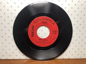 45 Schallplatte - Santana - Evil Ways - Waiting - Columbia * - Bild 1 von 2