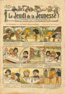 JOURNAL " LE JEUDI DE LA JEUNESSE " R. DE LA NÉZIERE / A. NADAL / JOHN DRAWER - Picture 1 of 3