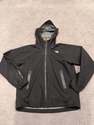 First Lite Vapor Stormlight Rain Jacket Large Black Free Ship! - Image 1 of 4