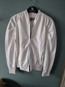 WESC Size S Small White Zip Front Jacket (624/7) - Picture 1 of 5