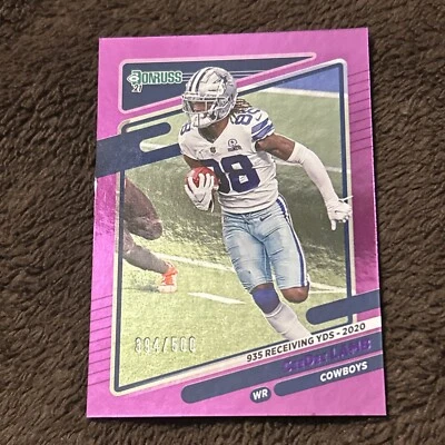 2021 Panini Donruss - Season Stat Line #190 CeeDee Lamb 394/500 NM Free Shipping - Image 1 of 4