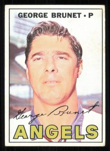 1967 Topps #122 George Brunet - - - Very Good