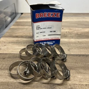 Hose Clamp 13/16" -1"3/4 21-44mm Breeze Aero-Seal Box of 10 - Picture 1 of 4