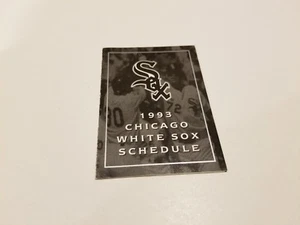 Chicago White Sox 1993 MLB Baseball Pocket Schedule - Miller Lite - Picture 1 of 2