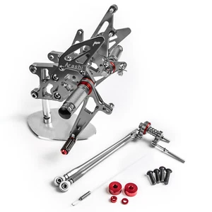 Repose pieds commandes reculées titane pour Honda CBR600RR / ABS PC40 2009~22 - Picture 1 of 8