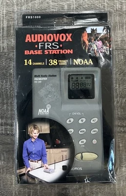 奥迪OVOX FRS 基站 14 通道 38 隐私代码 NOAA 全新带盒 — 第 1/4 张图片