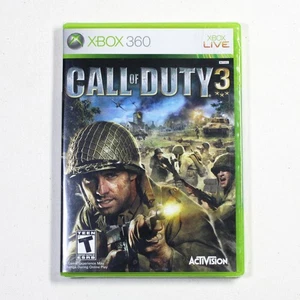 Call of Duty 3 (Microsoft Xbox 360, 2006) 1ª edición impresa - Nuevo sellado de fábrica - Imagen 1 de 5
