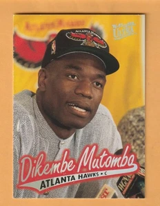 Dikembe Mutombo Atlanta Hawks 1996-97 Ultra #4 HOF Georgetown Hoyas - Picture 1 of 2