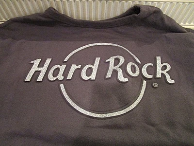 Hard Rock Cafe Sweatshirt Gray/Silver XS Logo Crewneck 60/40 Cotton Blend - Image 1 of 4
