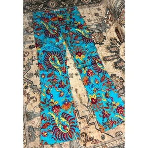 Moschino Schlaghose Blumenmuster weites Bein Vintage Designer Sommer Italy - Bild 1 von 16