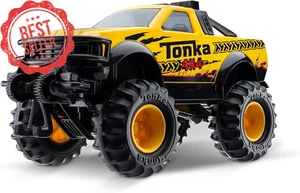 Steel Classics 4x4 Yellow Pickup Toy Truck Plastic Sturdy Construction Ages 3+ - Picture 1 of 10