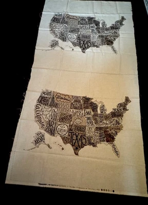 Basicgrey Metropolis “US Map panel ( 46’long/23’ Wide )** - Image 1 of 4
