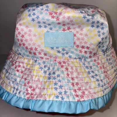 UV Skinz Reversible Niño Pequeño 2T Sombrero Cubo Protección Solar Estrellas Arco Iris Unicornios Foto 1 de 4