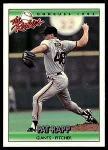1992 Donruss The Rookies Pat Rapp Rookie San Francisco Giants #99 - Picture 1 of 2
