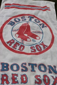 Vintage MLB BOSTON RED SOX TEAM BEACH TOWEL Bath 58"x30" - Picture 1 of 7