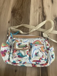 Lily Bloom Birds Floral Crossbody Bag - Picture 1 of 6