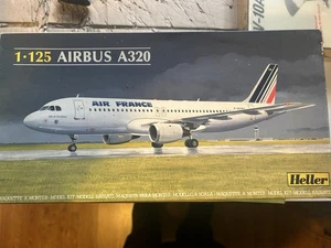 Vintage neu in Box versiegelt Heller Airbus A320 Air France Modell 1/125 Bausatz 1999 SL - Bild 1 von 2