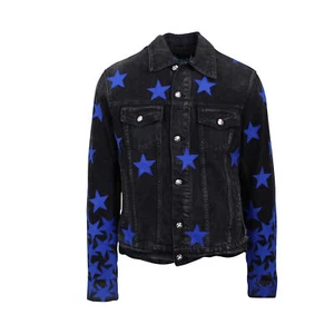 NWT Amiri CHEMIST STAR TRUCKER Aged Black Denim Jackets Size S $2490 - Picture 1 of 1
