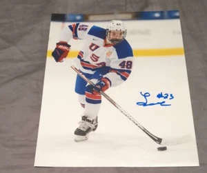 MONTREAL CANADIENS FOTO FIRMATA LANE HUTSON AUTOGRAFATA FIRMATA 8*10 - Foto 1 di 1