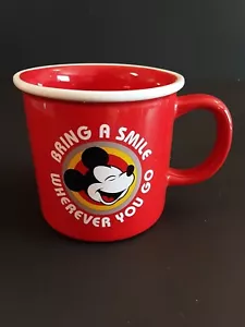 Tazza Disney Hallmark Topolino Rossa Porta un sorriso ovunque tu vada - Foto 1 di 7