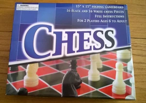 Greenbrier Int'l Chess Set 15X15 Gameboard + 32 Chess Game Pieces - Picture 1 of 7