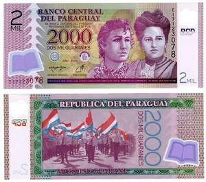 Billete Guarni P228 2023 Paraguay 2000 polímero UNC - Imagen 1 de 1