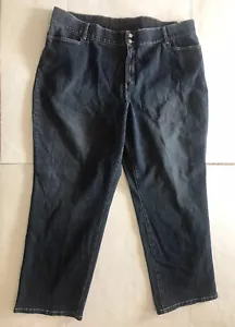 Womens Fashion Bug Jeans Pants Denim Blue Bootcut Style Elastic Size 28W NEW - Picture 1 of 11