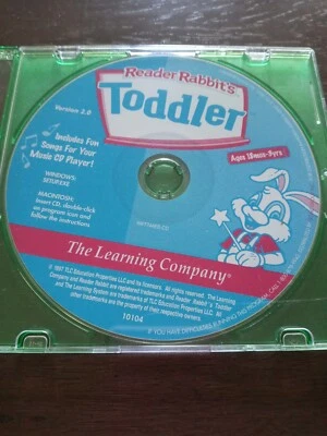 Reader Rabbit: Toddler 18 Mths - 3 Yr Windows 95/98 & Mac CD-ROM Version 2.0 - Image 1 of 2