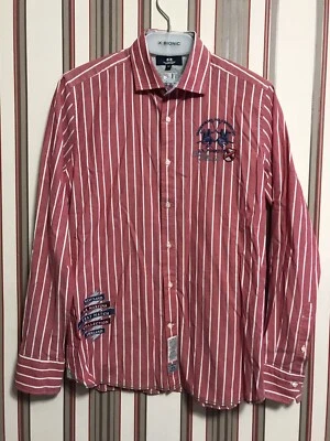 La Martina Buenos Aires Test Match Collection Slim Fit l/s shirt men's Sz M - Image 1 of 4