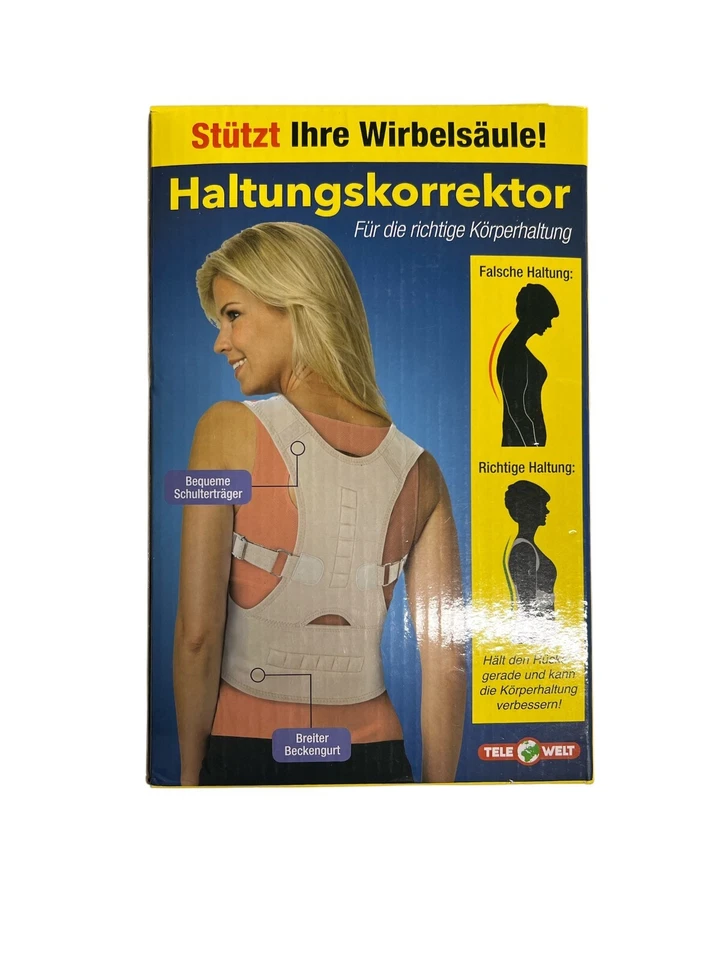 Haltungskorrektor Rücken Körperhaltung Wirbelsäule L/XL Geradehalter - Bild 1 von 1