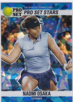 2021 Pro Set Sports Metal Stars Blue Crystals #4 Naomi Osaka - Tennis 20/25 - Image 1 of 2