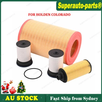 Fits Holden Colorado RG 2.5L/2.8L Turbo Diesel AIR OIL FUEL FILTER SERVICE KIT  - image 1 of 4
