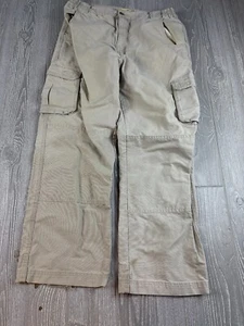 Cabelas Mens Trail Hiker Cargo Pants Size 34 Inseam 30 Tan - Picture 1 of 11