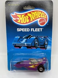Hot Wheels Speed Fleet XT-3 Purple # 4 1484 Mattel 1988 Sealed - Picture 1 of 8
