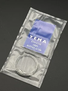 1 lunette pour montre chronographe Yema rallygraf vintage NOS acier + poussoirs - Bild 1 von 12