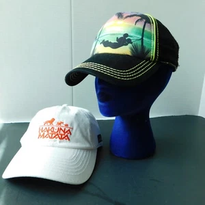 Disney, Lion King Mickey Mouse Beach Baseball Hat Cap Snapback, Mesh Canvas - Picture 1 of 11