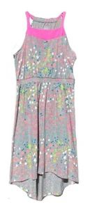 So Girls Strappy Hearts Toss Sun Dress Heather Gray Size M (12) - Picture 1 of 7