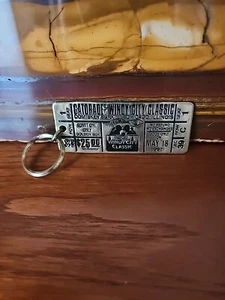 Brass Comisky Park GATORADE Windy City Classic 1987 Ticket Key Ring 4" x 1.5" - Picture 1 of 1