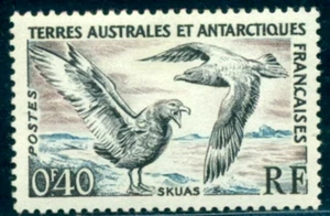 1959 Birds, Seabirds, The Great Skua, TAAF, Mi.15, montado sin montar o nunca montado - Imagen 1 de 1