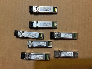LOT OF 7 GENUINE CISCO FET-10G 10-2566-02 FABRIC EXTENDER SFP+ TRANSCEIVERS C4-7 - Picture 1 of 4