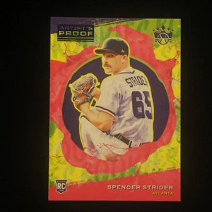 Spencer Strider - 2022 Diamond Kings Azul Prueba de Artista Novato SP - Atlanta - Imagen 1 de 6