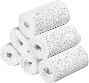 Plaster Cloth Rolls (M, Pack of 6) - Gauze Bandages for Body Casts, Plaster - Picture 1 of 12