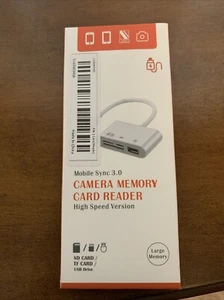 Mobile Sync 3.0 IPHONE connector TO USB 3.0 / Card Reader Adapter - Afbeelding 1 van 4