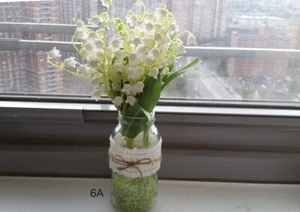 Lily Of The Valley Artificial Floral arrangement Home Floral spring decor - Picture 1 of 11