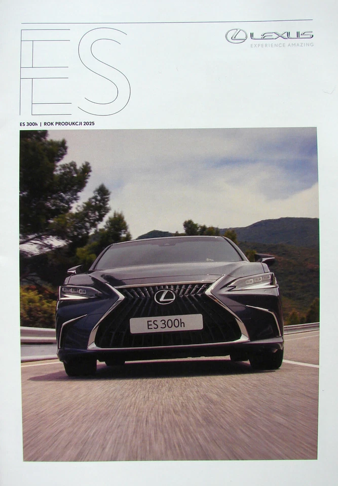 2025 MY Lexus ES 02 / 2025   brochure catalogue - Immagine 1 di 1
