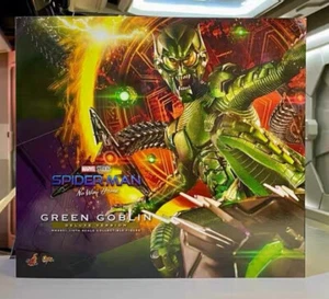 Nuovo Hot Toys MMS631 SPIDER-MAN: NO WAY HOME 1/6 GREEN GOBLIN Deluxe Ver in magazzino - Foto 1 di 8